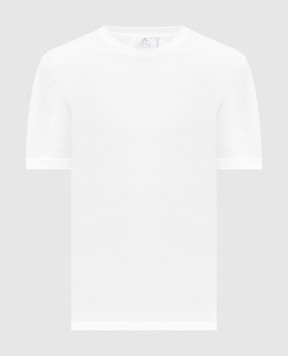 Pini Parma White straight-cut T-shirt TSHJERBCO