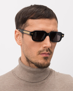 Bottega Veneta Black Intrecciato sunglasses 861360V2Q30