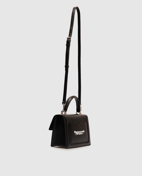 Off-White Black leather Jitney 1.4 bag OWWNP02F26LT01