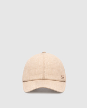 Stefano Ricci Beige cap with linen and wool MCV61NV18FB127HA