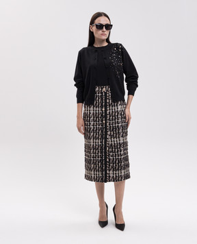 Twinset Black cardigan and top set 262AP3260