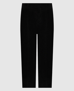 Brunello Cucinelli Black corduroy pants MY499S2450