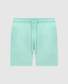 Vilebrequin Green swim shorts with patch MOOC4A00