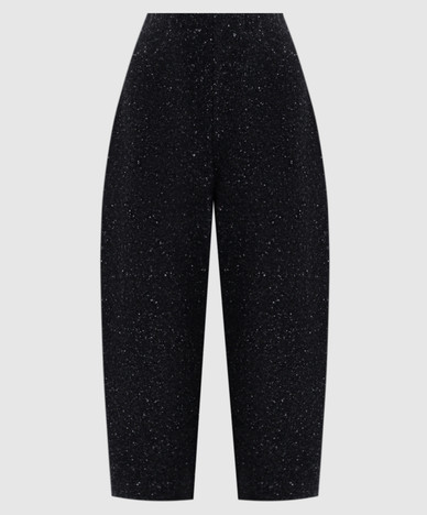 Black pants with wool and cashmere