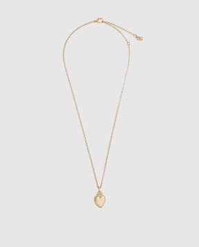 Dolce&Gabbana Gold chain with heart-shaped pendant WNS8S2W1111