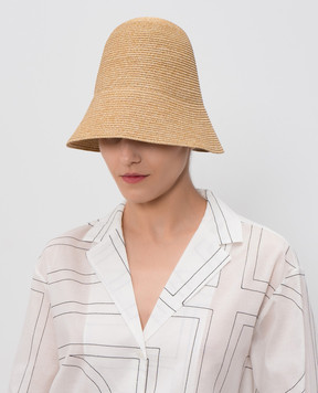 Toteme Beige cloche hat 253WSH0044FB0252