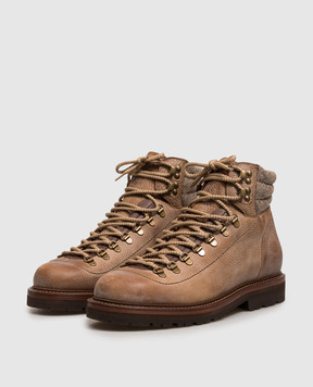 Brunello Cucinelli Brown leather boots MZURCCS890