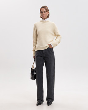 Jil Sander Yellow wool and cashmere sweater J02GP0277J14860