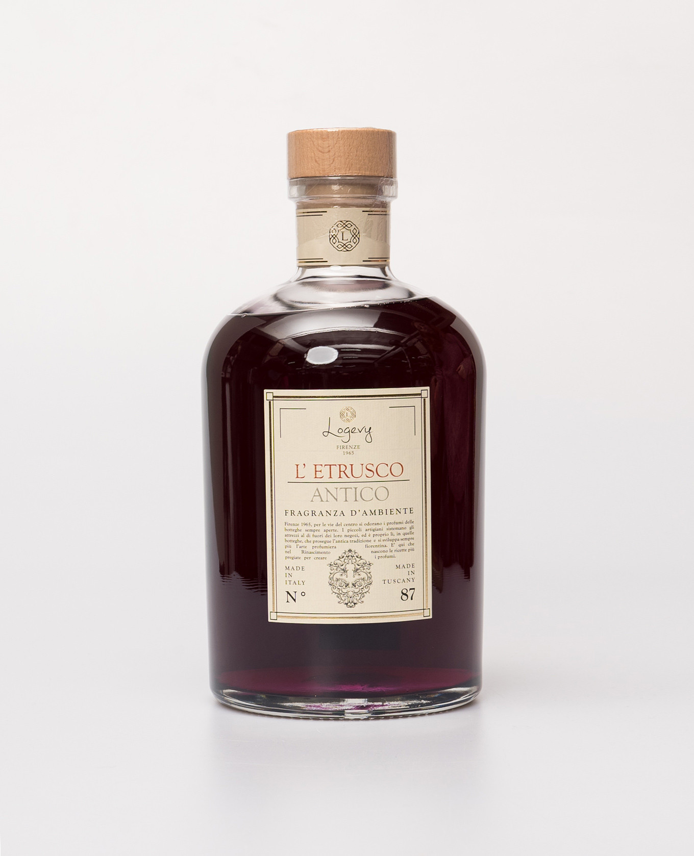 

L'Etrusco Antico aroma diffuser  with emblem Logevy, Pink