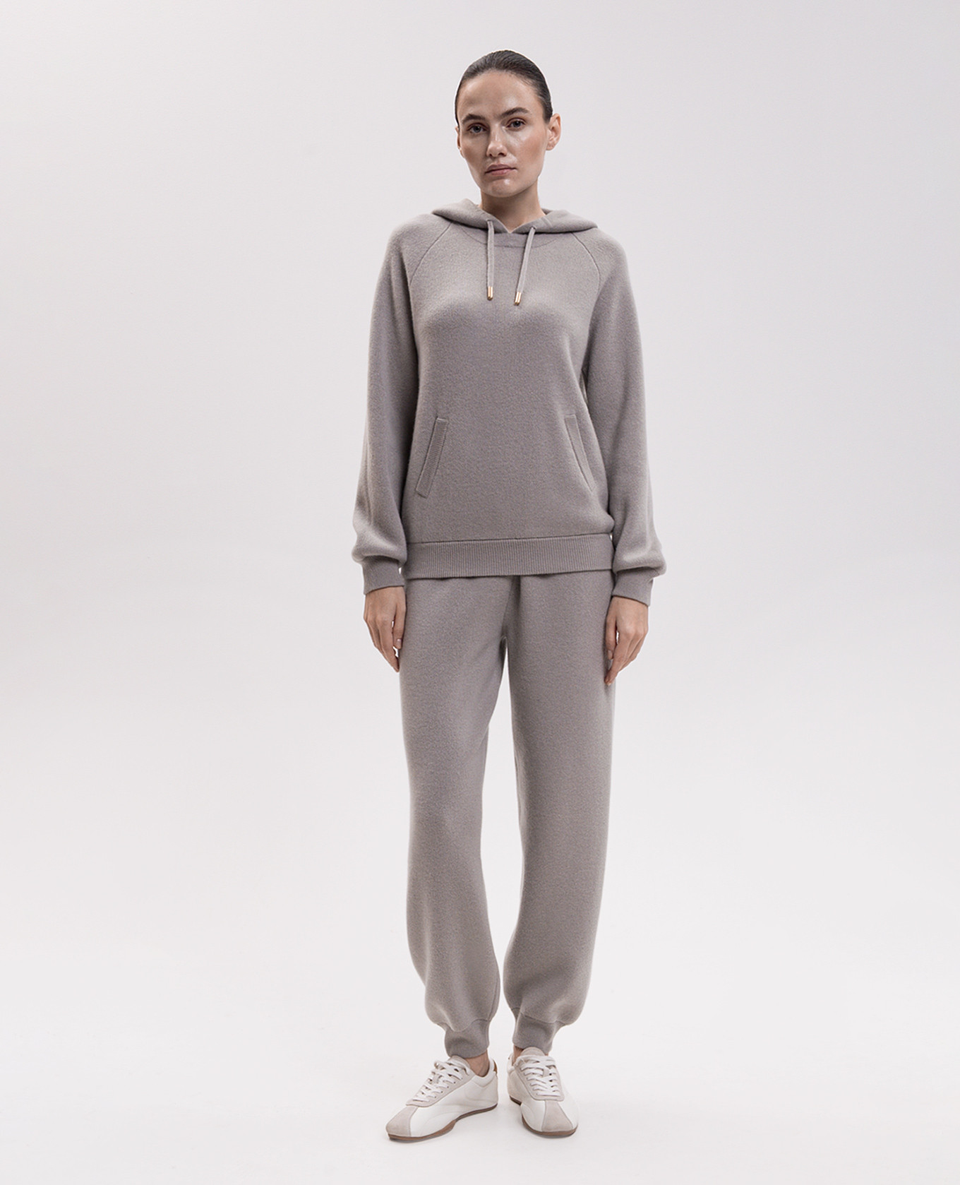 Gray cashmere tracksuit Babe Pay Pls 2