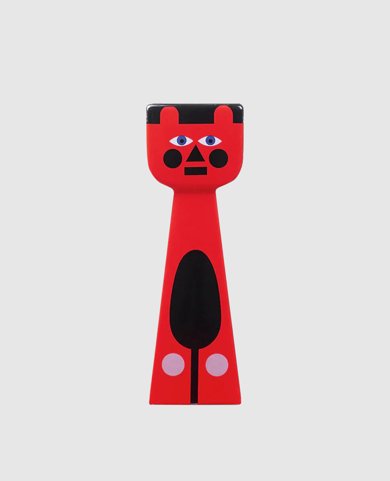 

Red Ondo candlestick Qeeboo