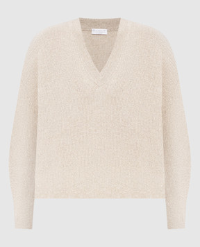 Brunello Cucinelli Beige cashmere pullover M1E224702