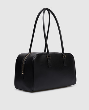 Tom Ford Black leather bag with logo print L1917LCL603P