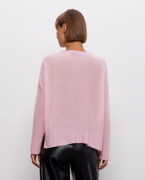 Max & Co Pink sweater with wool and cashmere MCOSTAMPA