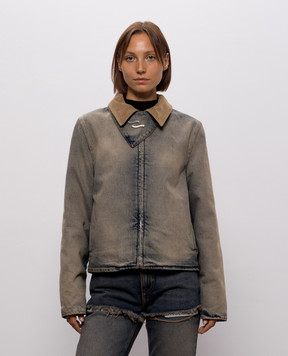 SSHEENA Jackie blue denim jacket 26FWJACKIEDF26001