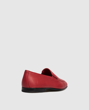 Stefano Ricci Red leather loafers UC38G2361NPS