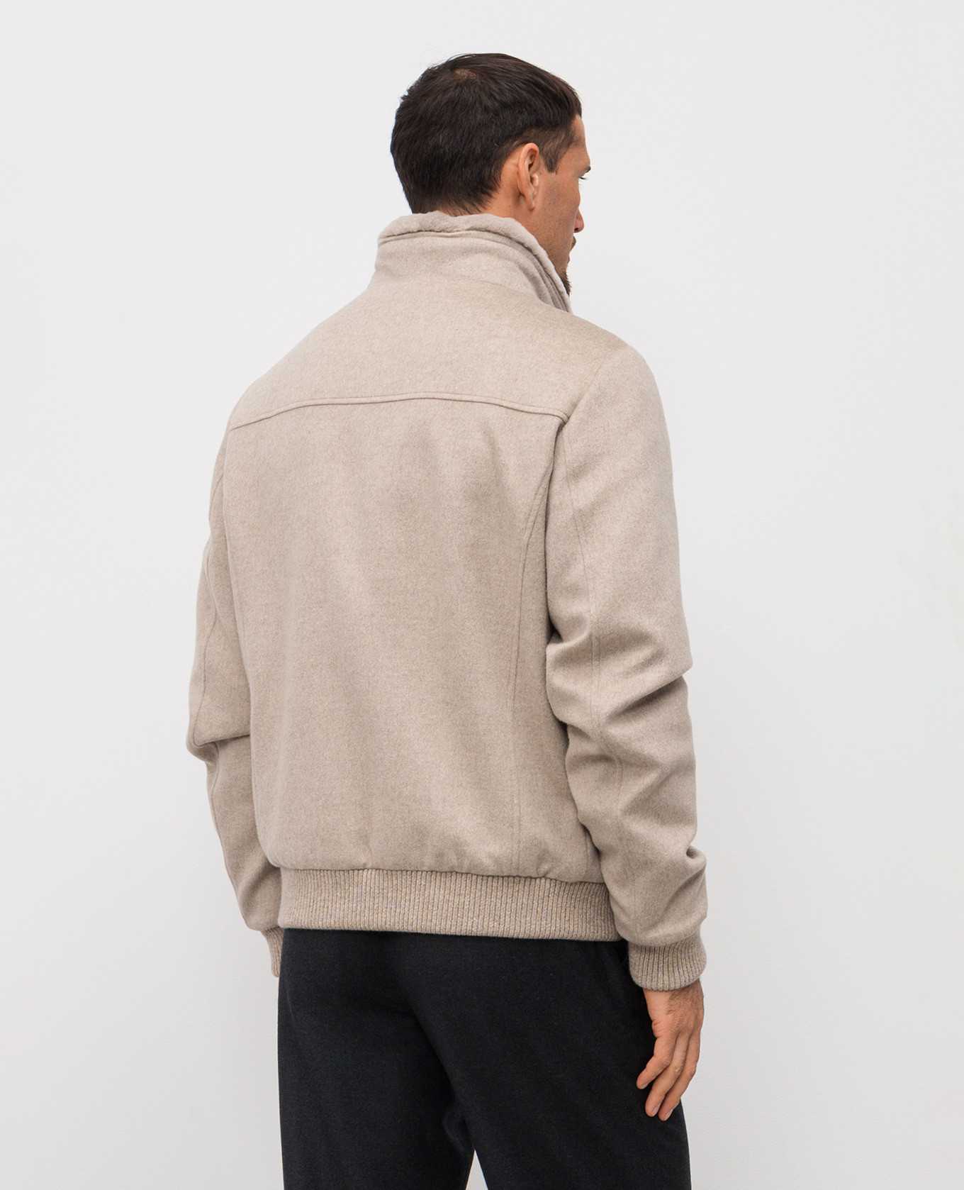 

Bellati beige cashmere down jacket MooRER