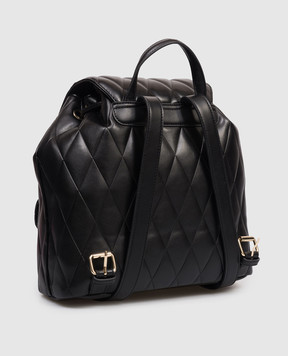 Twinset Black backpack with geometric print 261TB7280