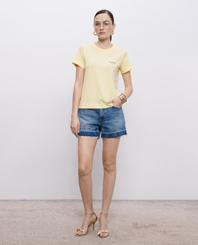 Givenchy Yellow T-shirt BW70FJP7A7