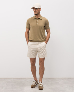 Tom Ford Khaki polo shirt KPS035YMC040
