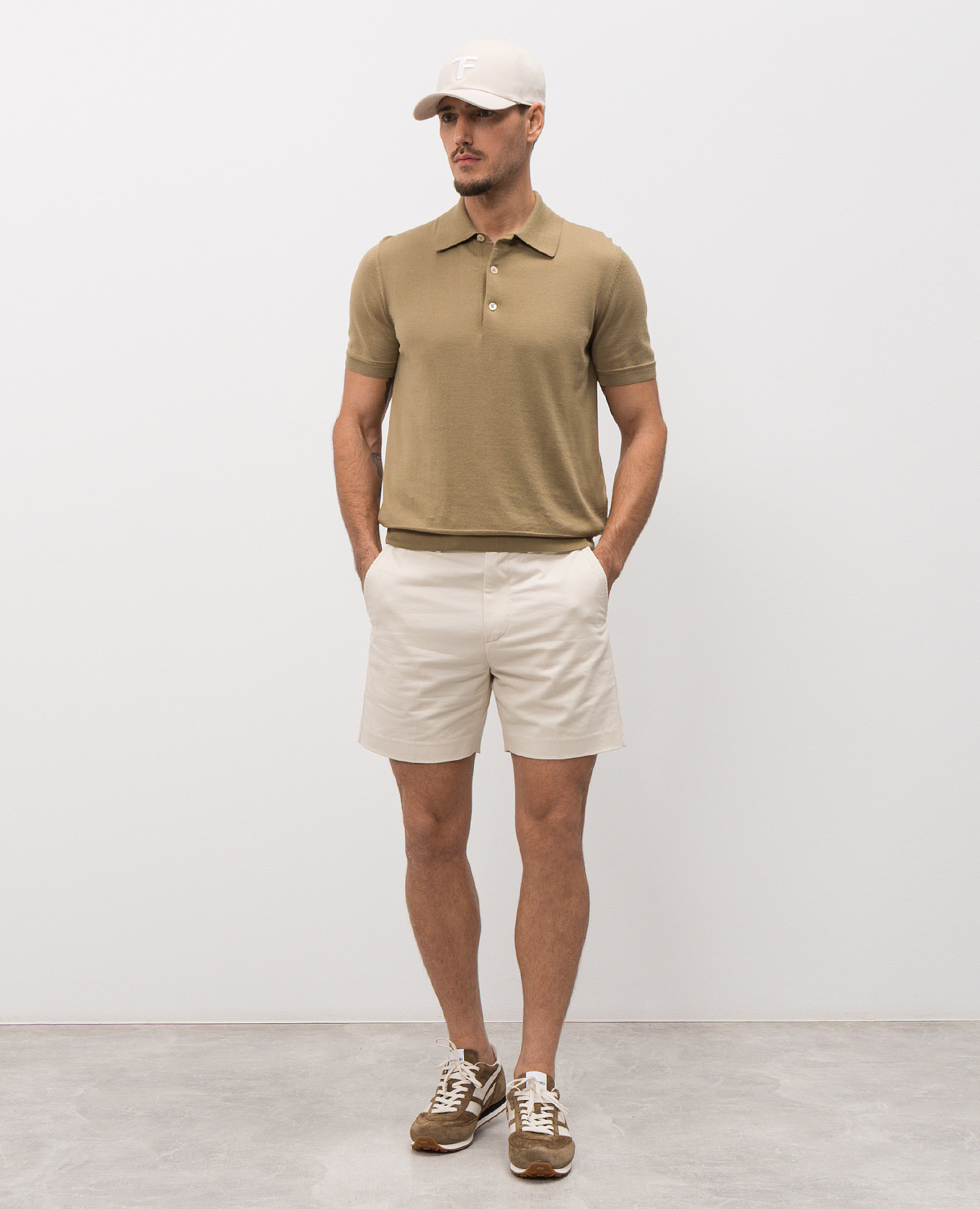 Khaki polo shirt Tom Ford 2