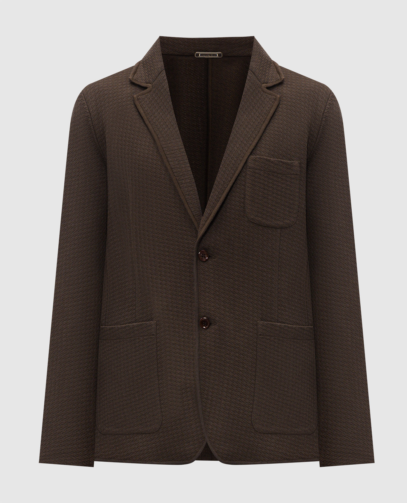 Brown silk and cashmere blazer Stefano Ricci