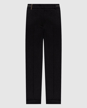 Peserico Gray pants with wool P0478602660