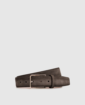 Santoni Gray suede belt CM35VC003B91EACD