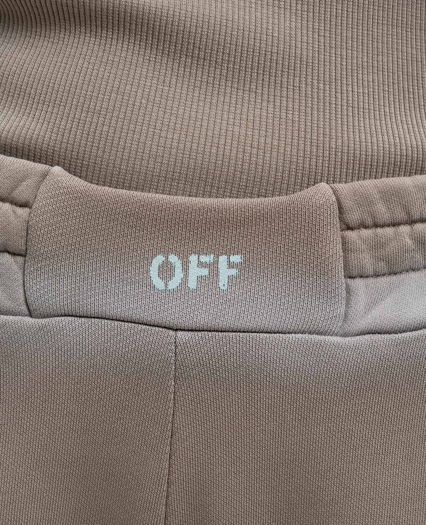 Brown Spray sweatpants Off-White 5