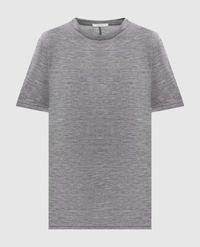 The Row Serata grey cashmere T-shirt 10491K703