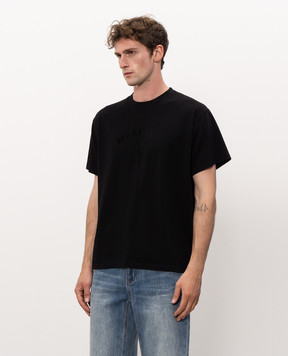 Maison Margiela MM6 Black t-shirt with logo print SH2GC0048M20048