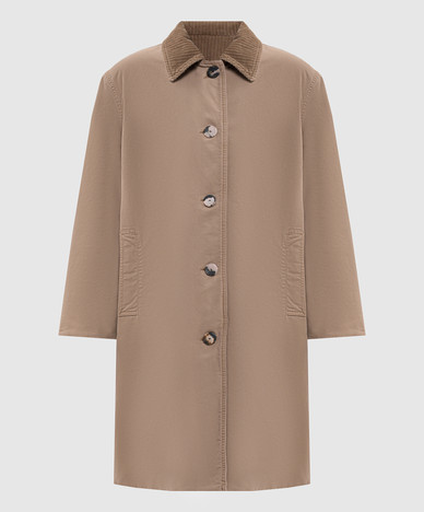 Etoli reversible khaki coat