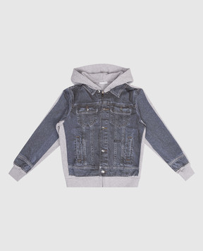 Dolce&Gabbana Children's gray printed sports jacket L4JWKLG7PVD810