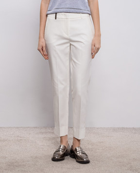 Peserico White pants A04718J001953