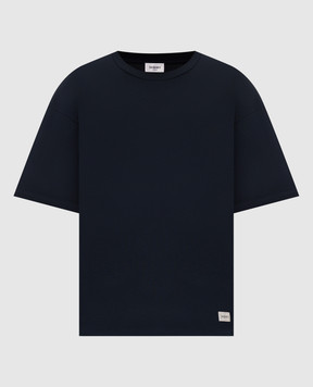 Saint Laurent Blue T-shirt with a patch 798933Y37RY