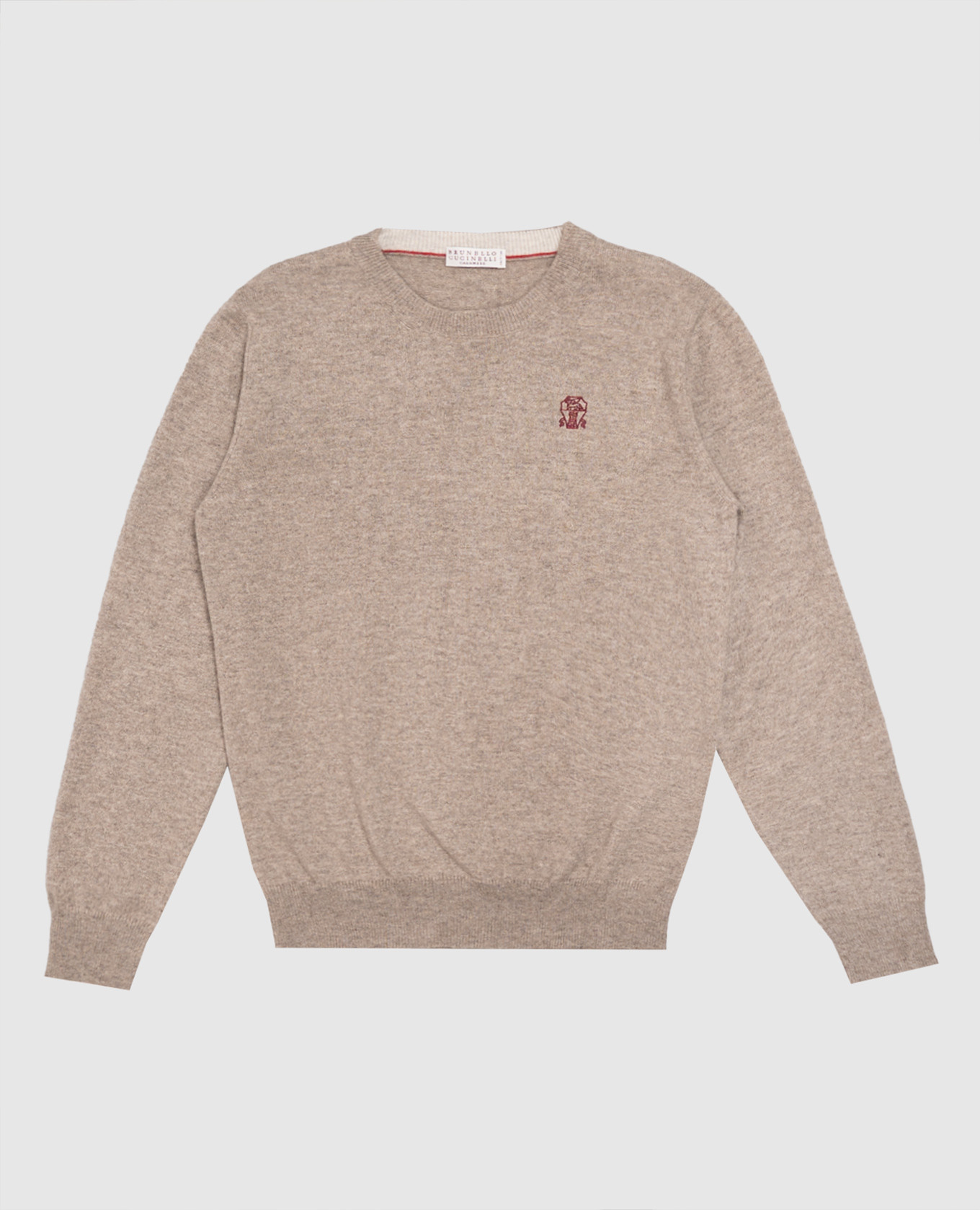 Children's gray cashmere sweater