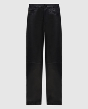 Twinset Black leather pants 261TP2011