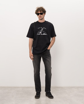 Iceberg Black jeans with a worn effect 28030255