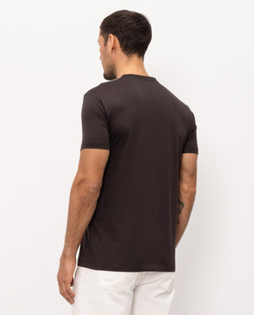 Tom Ford Brown silk t-shirt JCS026JMC084