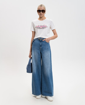 Twinset Blue jeans with a belt 261TP2710