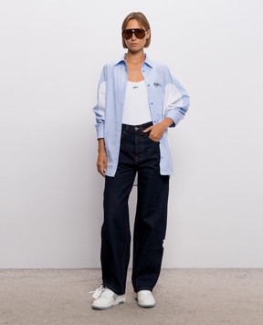 Off-White Shirt with logo embroidery 2FB00670T