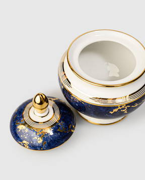 Stefano Ricci Blue porcelain sugar bowl with lid OCZ001LAPIS2