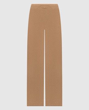 Sporty & Rich Ivana brown cashmere and wool pants PA02785327BR24