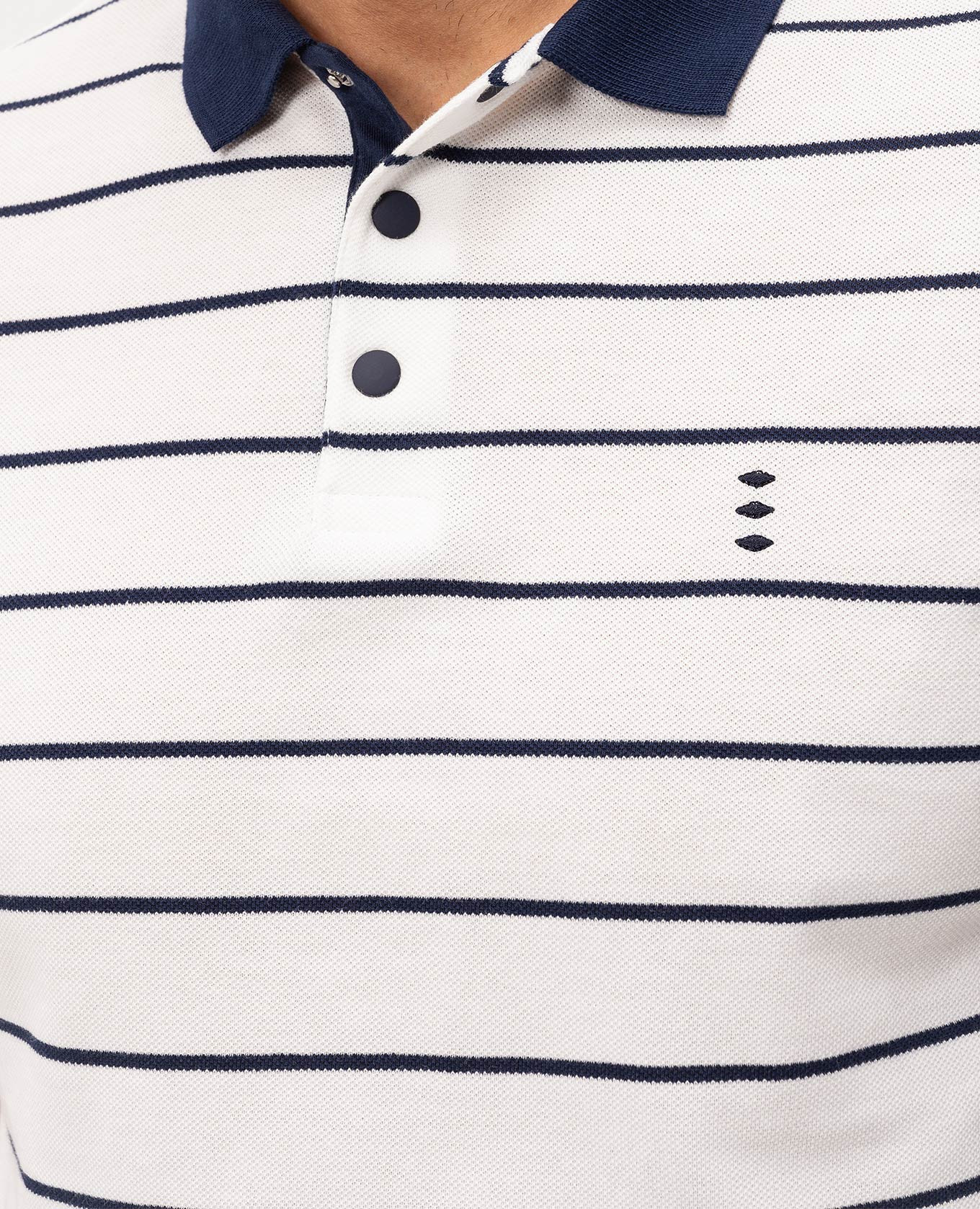 White striped polo shirt Florentino 5