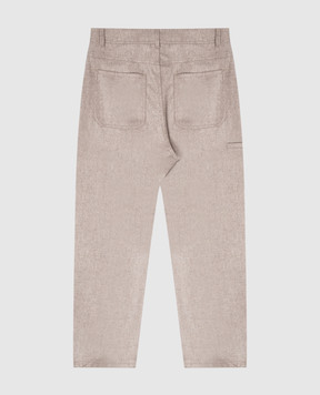 Brunello Cucinelli Children's gray wool pants B038PP118C