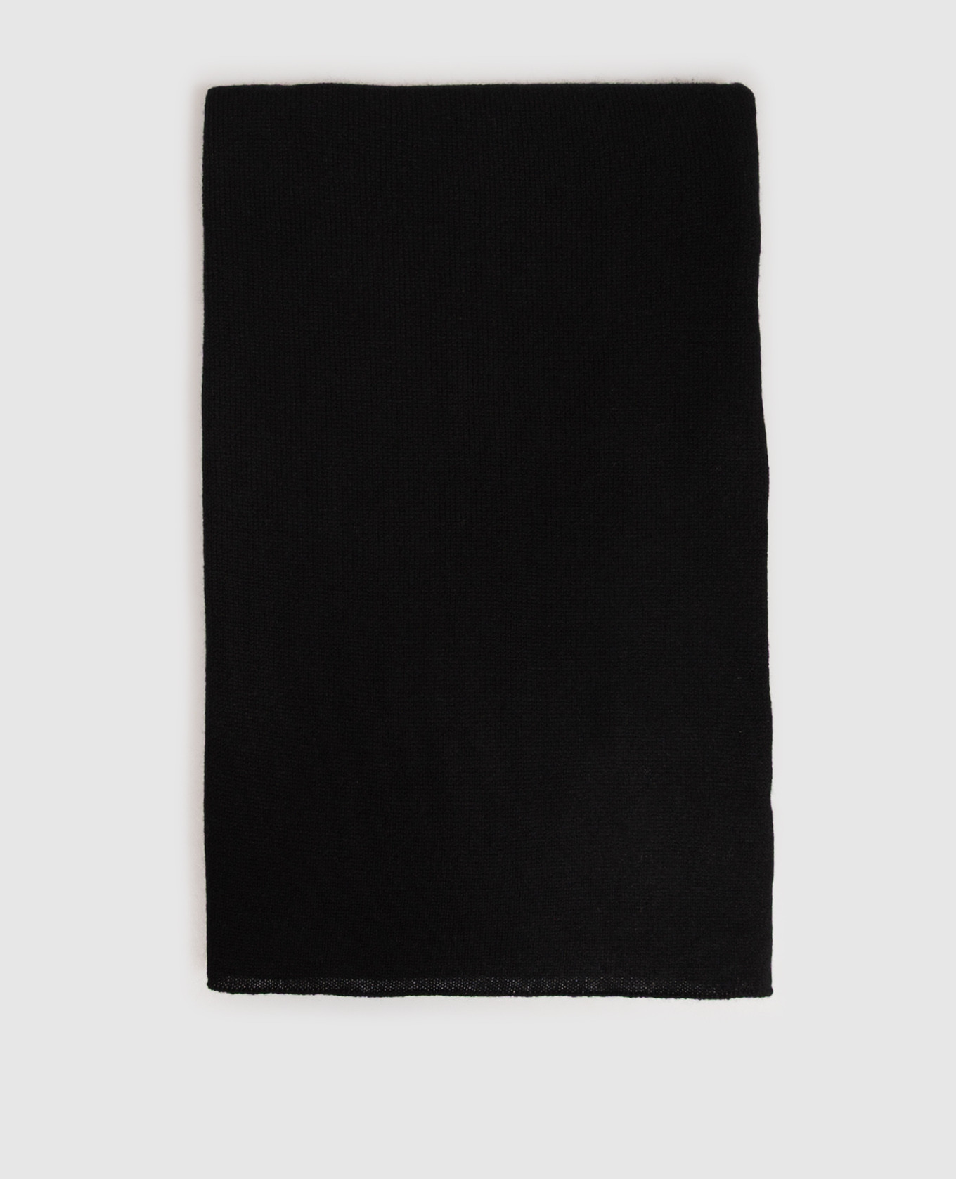 Black cashmere scarf