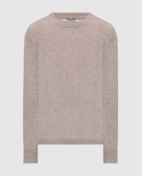 Max Mara Beige NEBBIE wool and cashmere jumper SMMNEBBIE