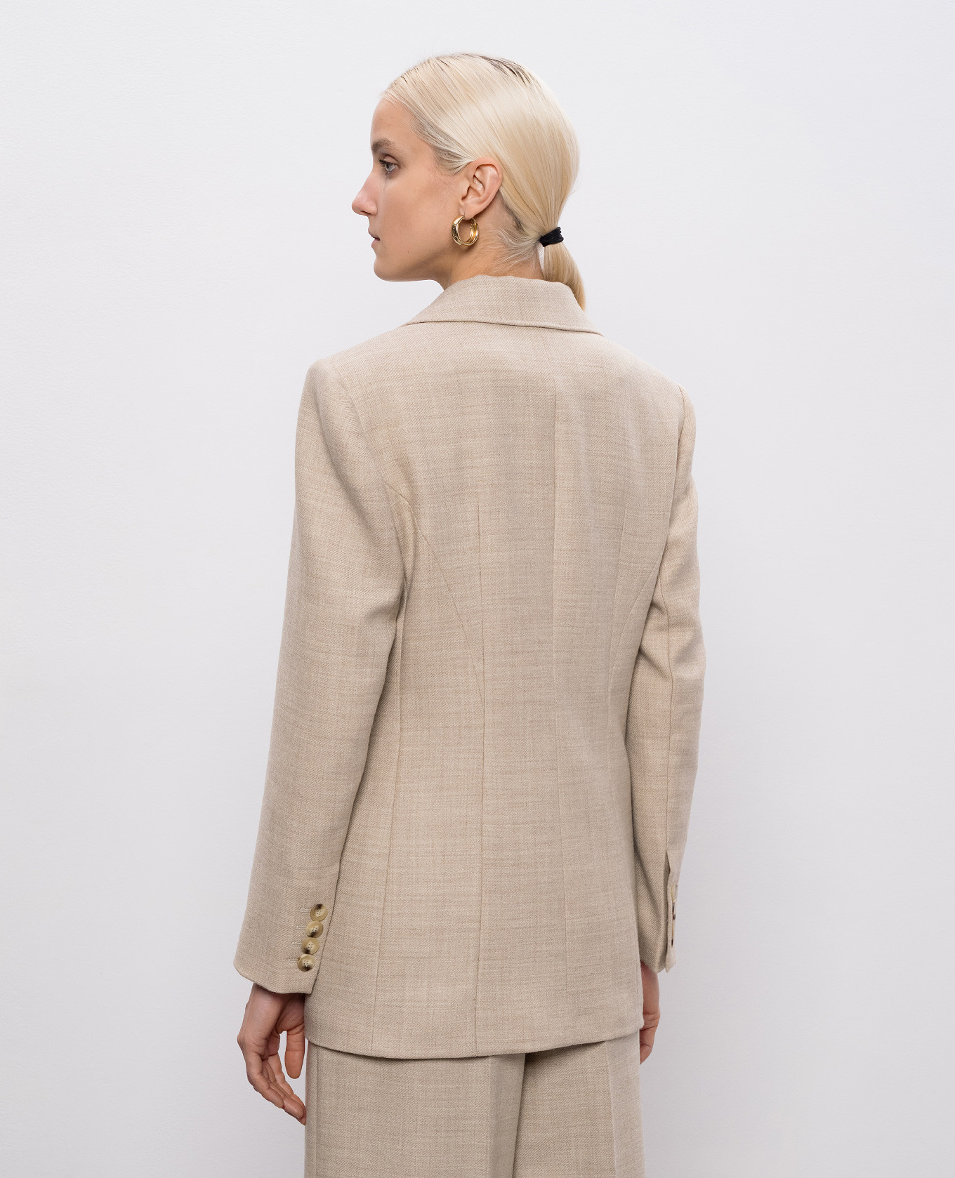 Fallon beige wool jacket JOSEPH 4