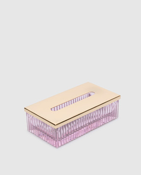 Treesseci Pink Crystal Napkin Holder Elegance EL70AROGD
