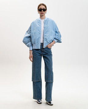 The Attico Blue jeans with double construction 260WCP00294DDD116AA